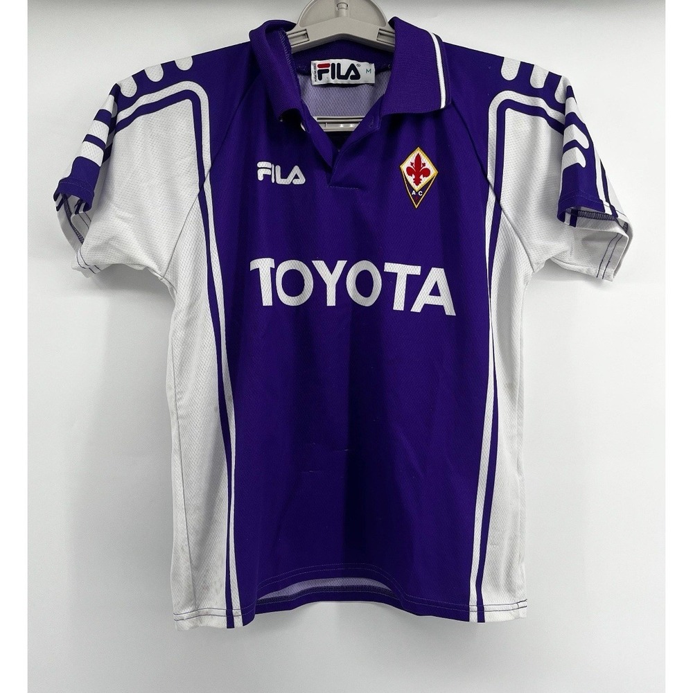 ACF‎ FIORENTINA  99/00  HOME - Jersey Retro Authentic Kids Size M